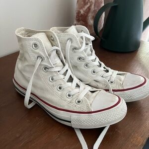 White high top converse